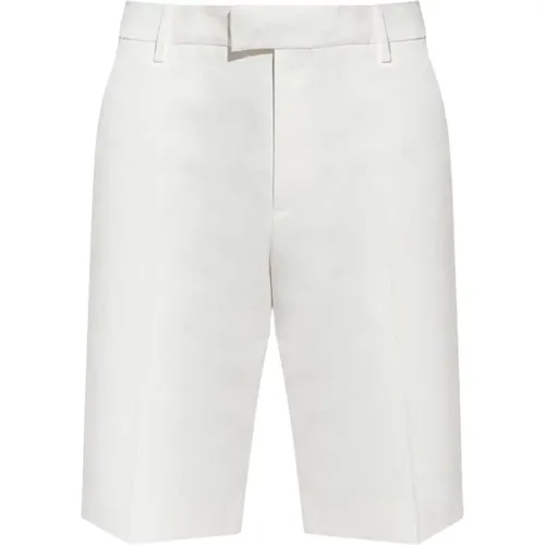 Lässige weiße Shorts mit plissierter Vorderseite , Herren, Größe: M - alexander mcqueen - Modalova