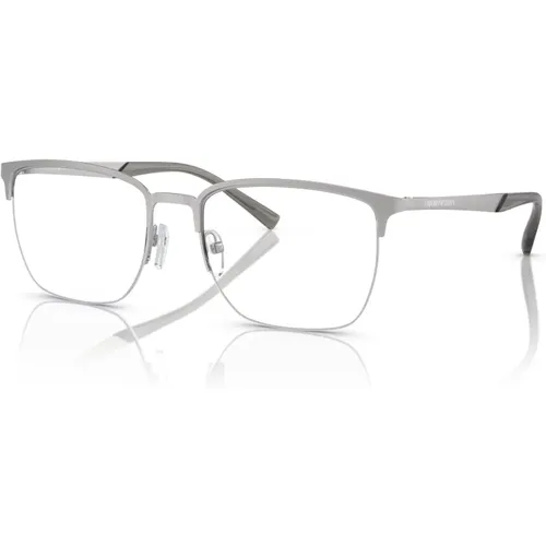 Matte Silver Eyewear Frames EA 1157,Eyewear frames EA 1157 - Emporio Armani - Modalova