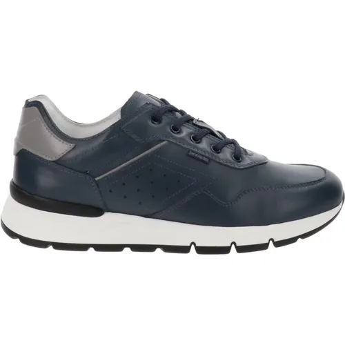 Leder Herren Sneakers Trendy Stil , Herren, Größe: 39 EU - Nerogiardini - Modalova