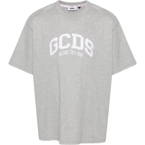 T-shirts and Polos Grey , male, Sizes: L, M, S - Gcds - Modalova