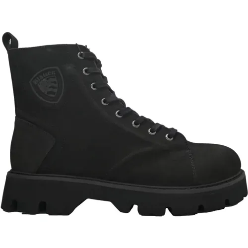 Stylish Boots , male, Sizes: 9 UK, 10 UK, 6 UK, 11 UK, 8 UK, 7 UK - Blauer - Modalova