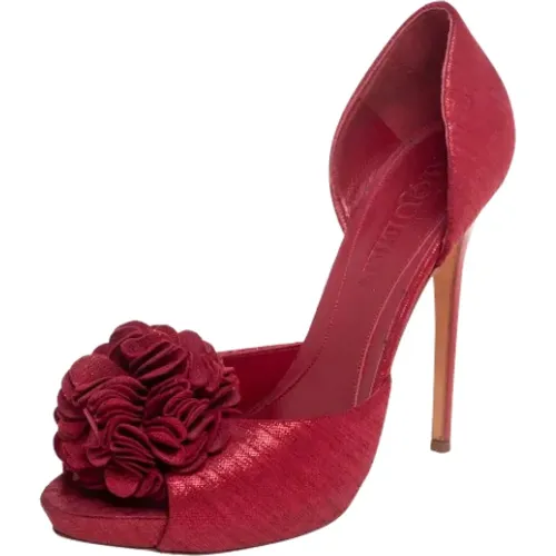Pre-owned Fabric heels , female, Sizes: 7 UK - Alexander McQueen Pre-owned - Modalova