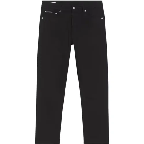 Slim Fit Jeans mit 5 Taschen , Herren, Größe: W30 - Calvin Klein Jeans - Modalova