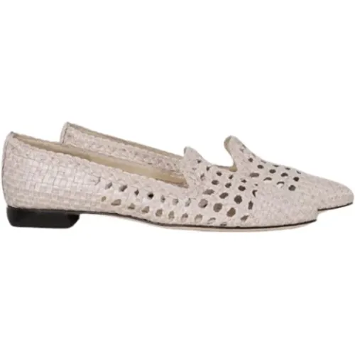 Gewebter Slip-On Vintage Stil Schuh , Damen, Größe: 37 EU - Brunate - Modalova