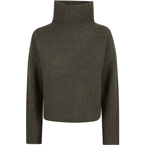 Rollkragen Strickpullover in Olive , Damen, Größe: S - Polo Ralph Lauren - Modalova