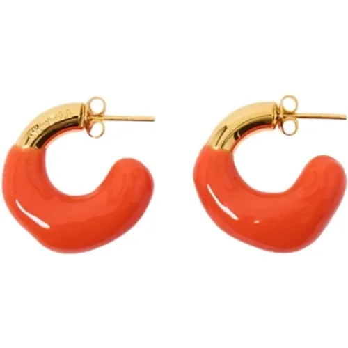 Mini Gummierte Ohrringe Gold Sunnei - Sunnei - Modalova