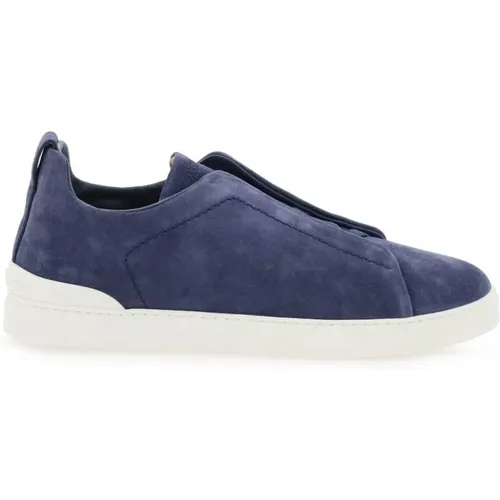 Luxus Triple Stitch Slip-On Sneakers - Ermenegildo Zegna - Modalova