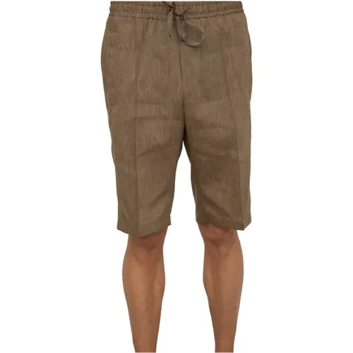 Stylische Bermuda-Shorts für Männer , Herren, Größe: L - Corneliani - Modalova