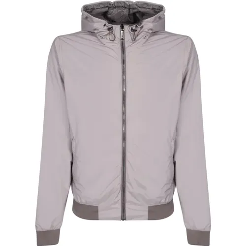 Reversible Jacket with Hood , male, Sizes: 2XL, M - Moorer - Modalova
