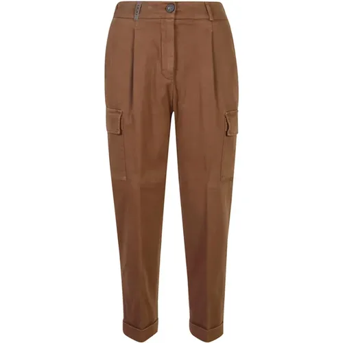 Trousers Aw24 Womens Fashion , female, Sizes: M, XS - PESERICO - Modalova