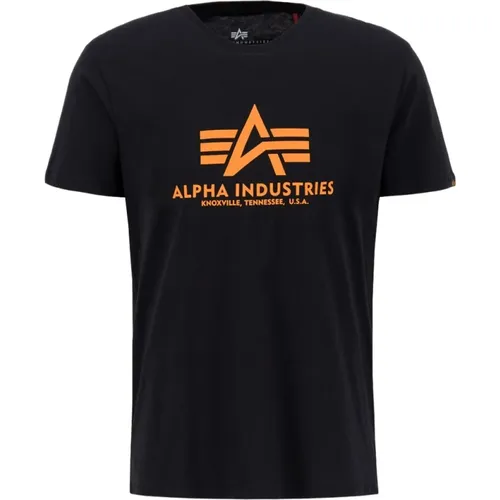 Herren Lifestyle T-shirt - alpha industries - Modalova