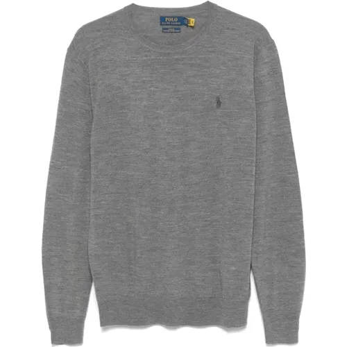 Graue Pullover , Herren, Größe: L - Ralph Lauren - Modalova