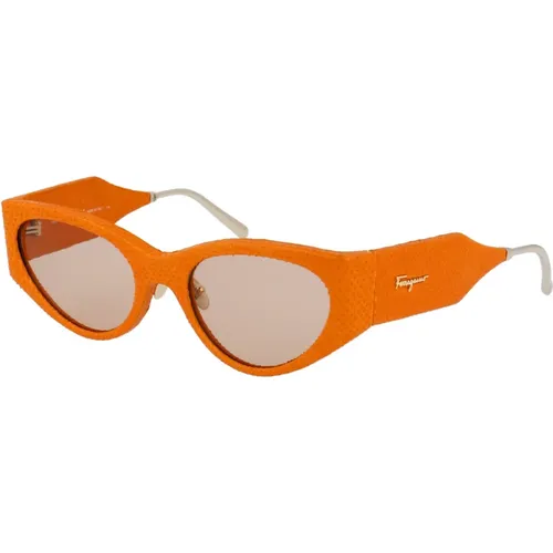 Stylish Sunglasses Sf950Sl , female, Sizes: 54 MM - Salvatore Ferragamo - Modalova