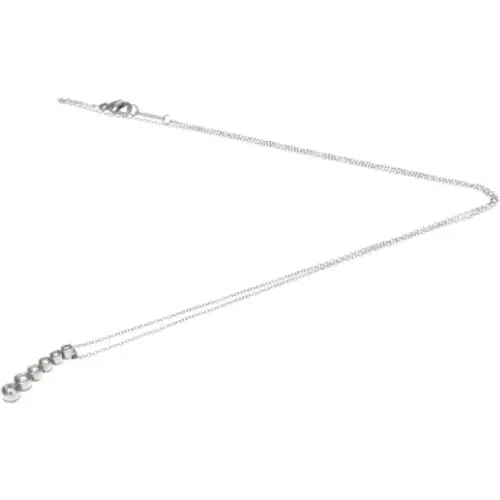 Pre-owned Platinum necklaces , female, Sizes: ONE SIZE - Tiffany & Co. Pre-owned - Modalova