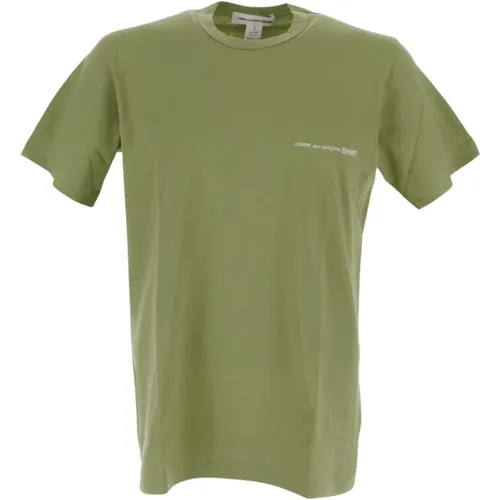 Baumwoll Logo T-Shirt , Herren, Größe: L - Comme des Garçons - Modalova