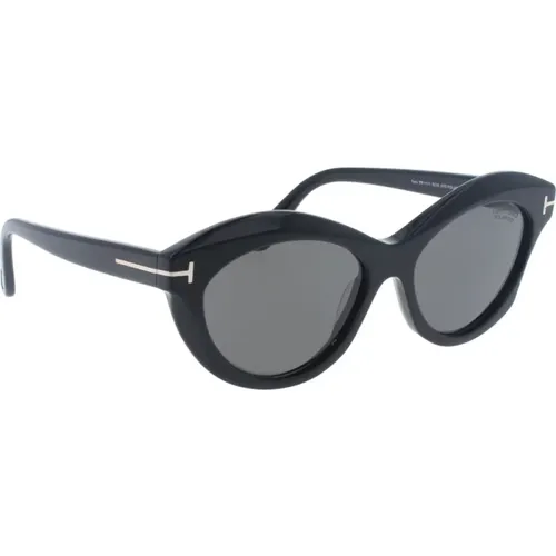 Polarized Sunglasses Tf1111 01D , female, Sizes: 55 MM - Tom Ford - Modalova