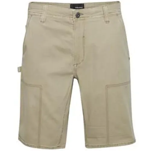 Cotton Bermuda Worker Shorts , male, Sizes: L, M, XL, S - Blend - Modalova