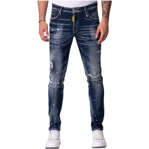 Slim-Fit Denim Speed Shop Jeans , Herren, Größe: W29 - My Brand - Modalova