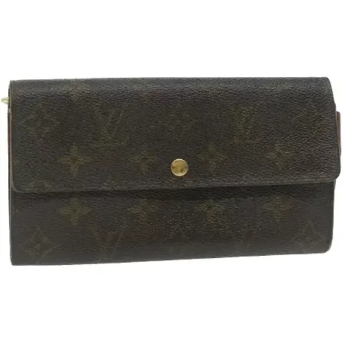 Pre-owned Canvas wallets , female, Sizes: ONE SIZE - Louis Vuitton Vintage - Modalova