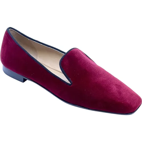 Samt Bordeaux Slipper 15mm Absatz , Damen, Größe: 40 EU - Prosperine - Modalova