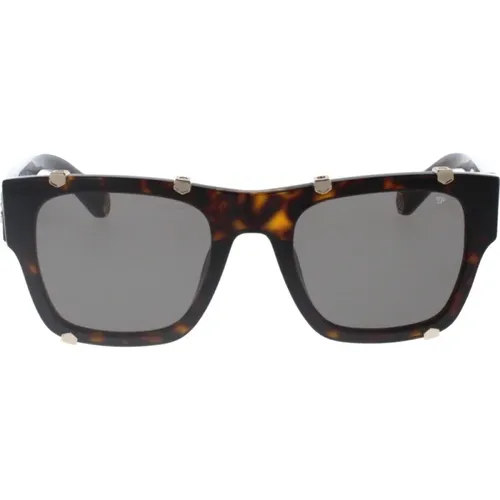 Iconic Sunglasses with Uniform Lenses , female, Sizes: 54 MM - Philipp Plein - Modalova