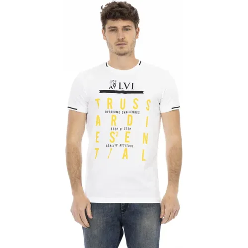 Casual Rundhals Kurzarm T-Shirt - Trussardi - Modalova