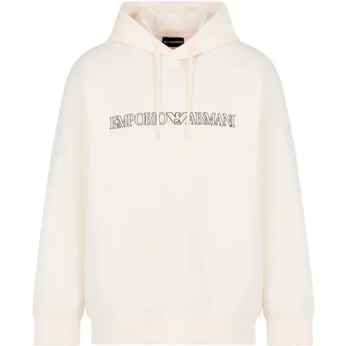 Logo Lettering Kapuzenpullover , Herren, Größe: XL - Emporio Armani - Modalova