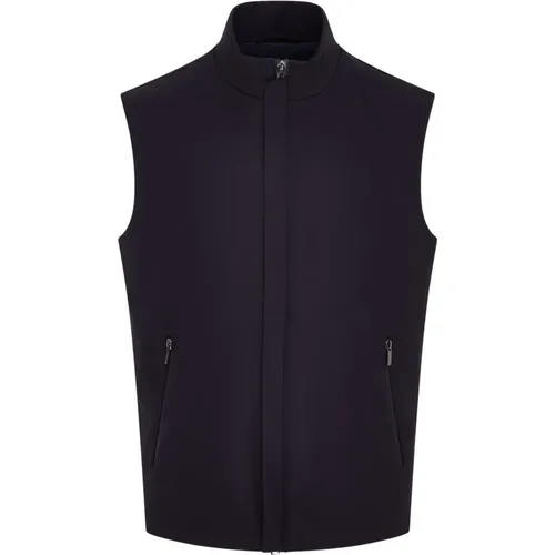 Dynamic Stretch Gilet in Navy , male, Sizes: L, M - PAUL & SHARK - Modalova