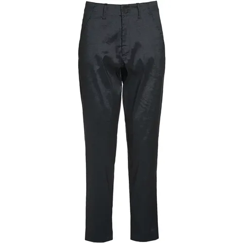 Schwarze Changeant Stretch Slim Hose , Damen, Größe: S - Bitte Kai Rand - Modalova