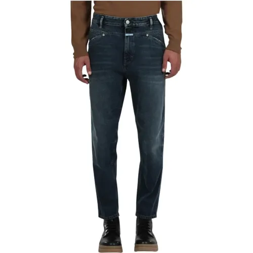 Relaxed Cropped Jeans , male, Sizes: W30 - closed - Modalova
