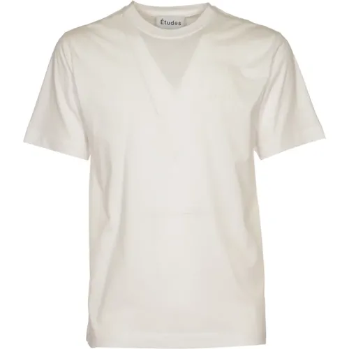 Weißer Wonder N23 T-shirts und Polos , Herren, Größe: XL - Études - Modalova