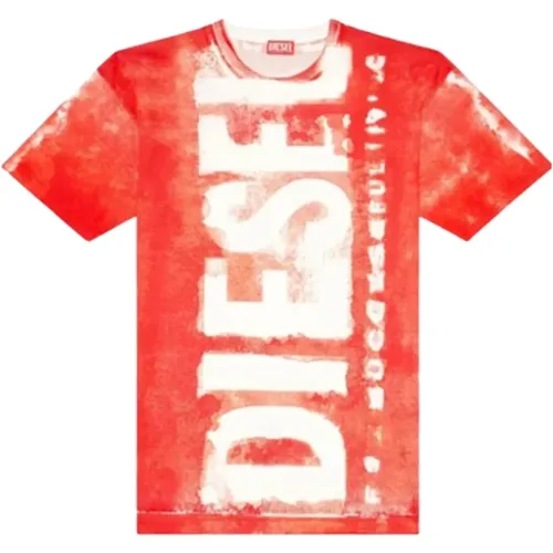 T-Boxt Bisc T-Shirt , male, Sizes: L, M, XL - Diesel - Modalova