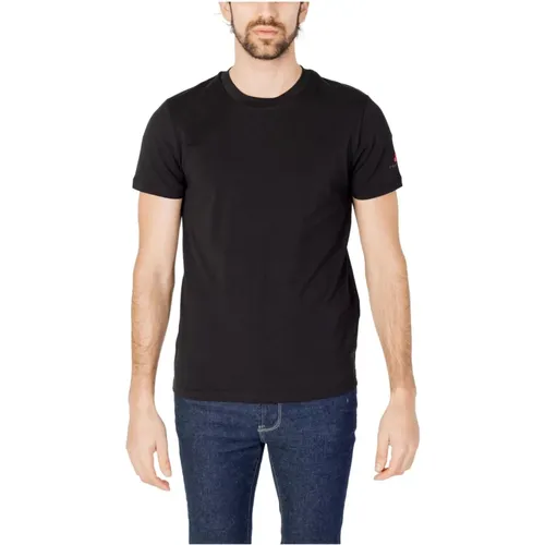 Cotton Blend Round Neck T-shirt , male, Sizes: L, 2XL, S, XL, M - Peuterey - Modalova