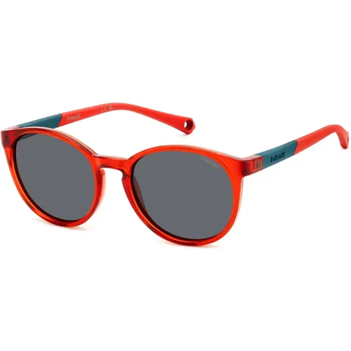 Grey Sunglasses PLD 8059/S,Stilvolle Sonnenbrille mit Kb7/M9 Design,Stylische Sonnenbrille mit bunten Gläsern,Lila/Dunkelgraue Sonnenbrille,Rosa/Grau - Polaroid - Modalova