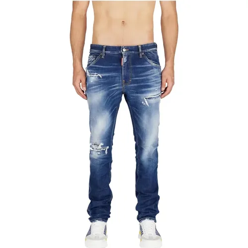 Denim Straight Cut Jeans , male, Sizes: L, S, XL - Dsquared2 - Modalova