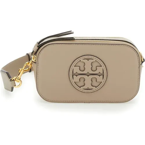 Crossbody Tasche mit Double T Logo , Damen, Größe: ONE Size - TORY BURCH - Modalova