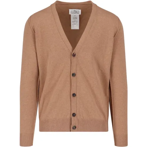 Beige Sweater, Stay Cozy and Stylish , male, Sizes: S - Maison Margiela - Modalova