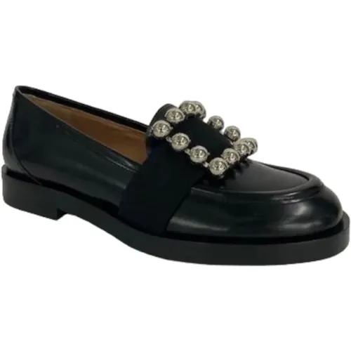 Schwarze flache Schuhe für Frauen , Damen, Größe: 36 EU - Roberto Festa - Modalova