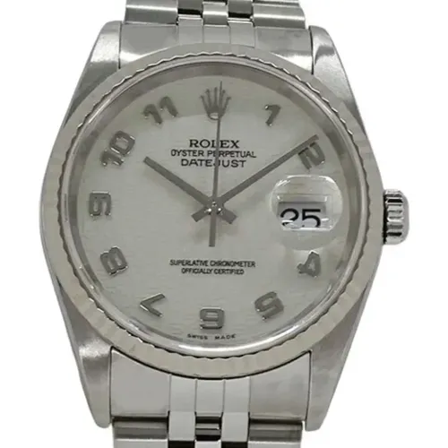 Pre-owned Stainless Steel watches , male, Sizes: ONE SIZE - Rolex Vintage - Modalova