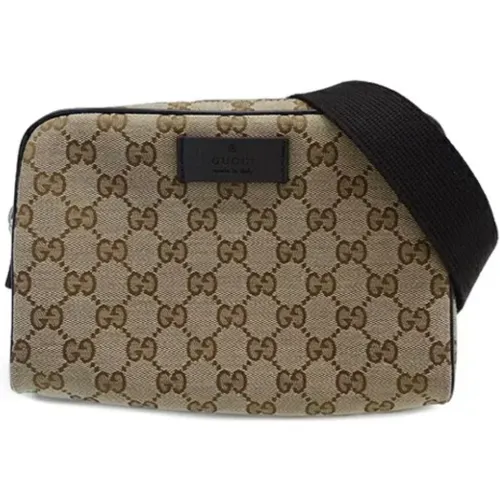 Pre-owned Canvas schultertasche - Gucci Vintage - Modalova