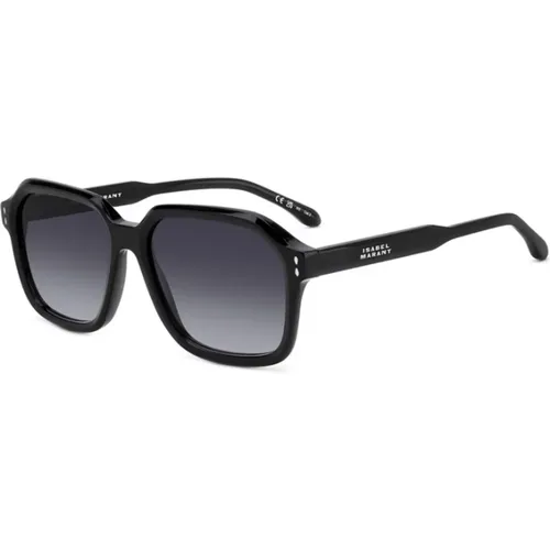 Schicke Schwarze Sonnenbrille , Damen, Größe: 56 MM - Isabel marant - Modalova