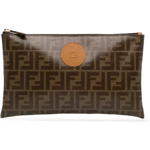 Pre-owned Fabric clutches , female, Sizes: ONE SIZE - Fendi Vintage - Modalova