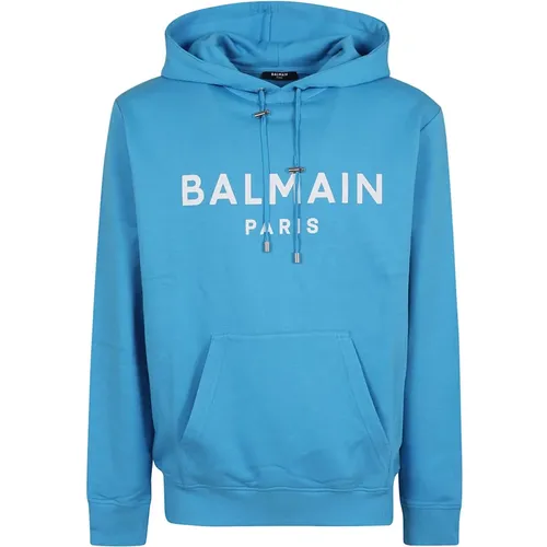 Sweatshirt for Men Aw24 , male, Sizes: XL, L, S, XS, M - Balmain - Modalova