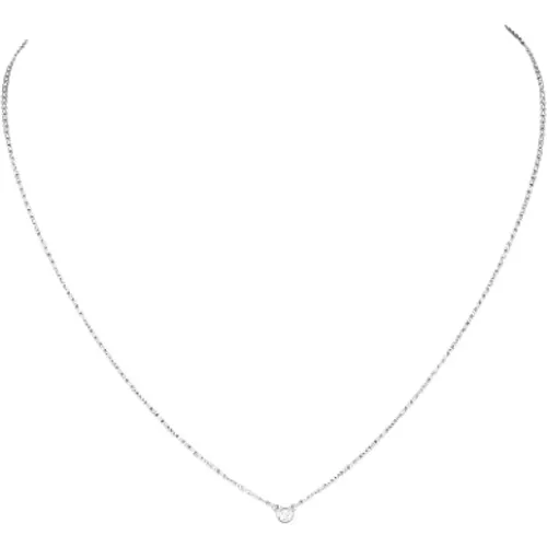 Pre-owned Silber halsketten , Damen, Größe: ONE Size - Tiffany & Co. Pre-owned - Modalova