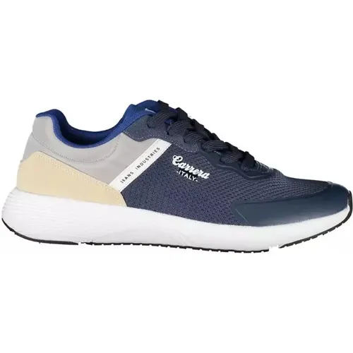 Blaue Sneakers mit Kontrastakzenten , Herren, Größe: 43 EU - Carrera - Modalova