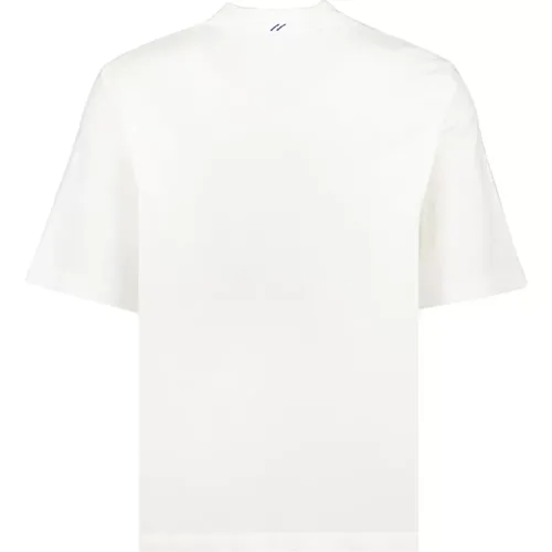 Kurzarm Baumwoll T-Shirt , Herren, Größe: S - Burberry - Modalova