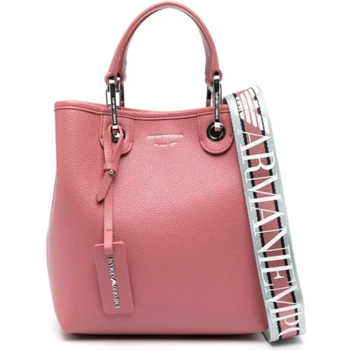 Faux Leather Shoulder Bag , female, Sizes: ONE SIZE - Emporio Armani - Modalova