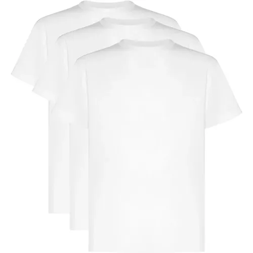 Logo Patch T-shirts 3-Pack , male, Sizes: XL, M, L, XS, 2XL, S - Jil Sander - Modalova