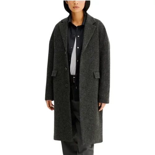 Herringbone Coat , female, Sizes: S, XL - Noyoco - Modalova