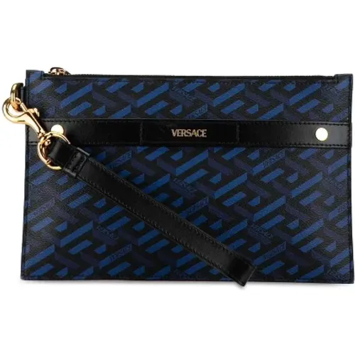 Pre-owned Canvas clutches , female, Sizes: ONE SIZE - Versace Pre-owned - Modalova